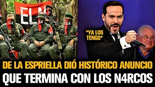 DE LA ESPRIELLA DIÓ HISTÓRICO ANUNCIO QUE TERMINA CON LOS N4RCOS