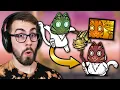 Defeating Masked Grandmaster Cat in Infernal Tower Battle Cats