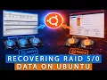 RAID Data Recovery from Windows Disk Management and Server Manager on Ubuntu