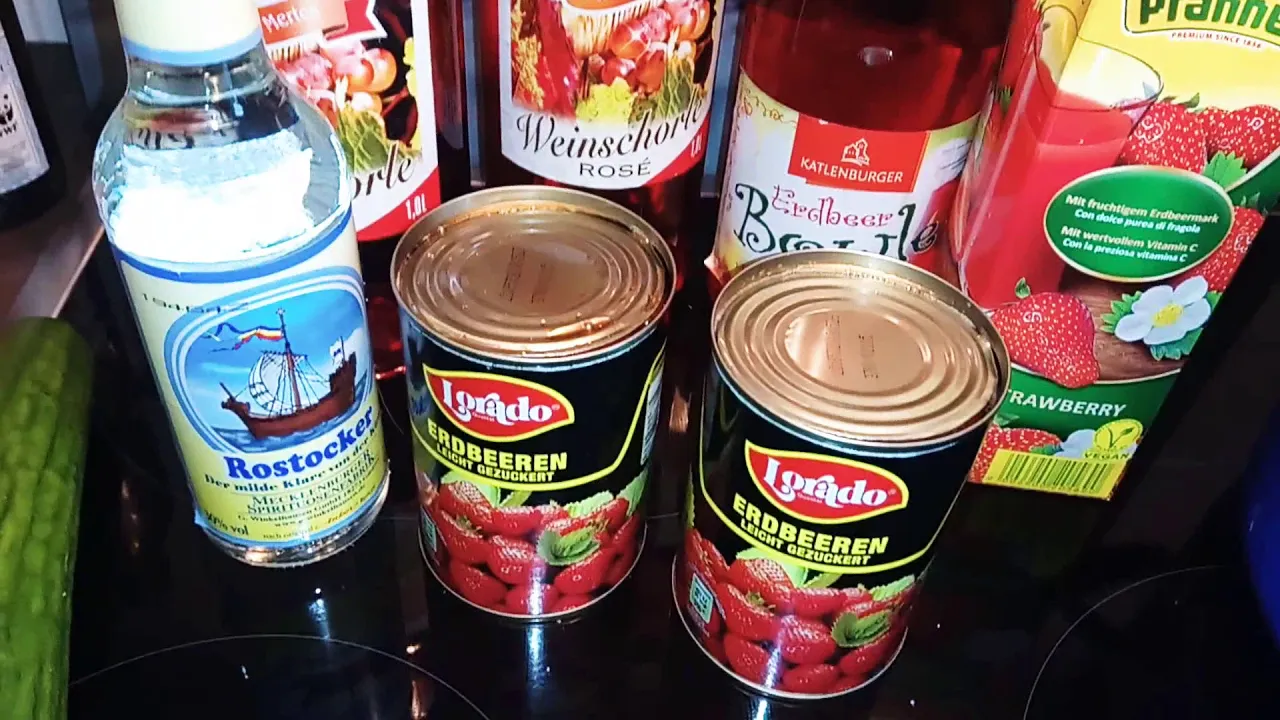 Exotische Sommerbowle alkoholfrei - Rezept und Anleitung. 