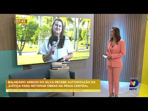 Justiça libera a retomada das obras do calçadão de Balneário Arroio do Silva