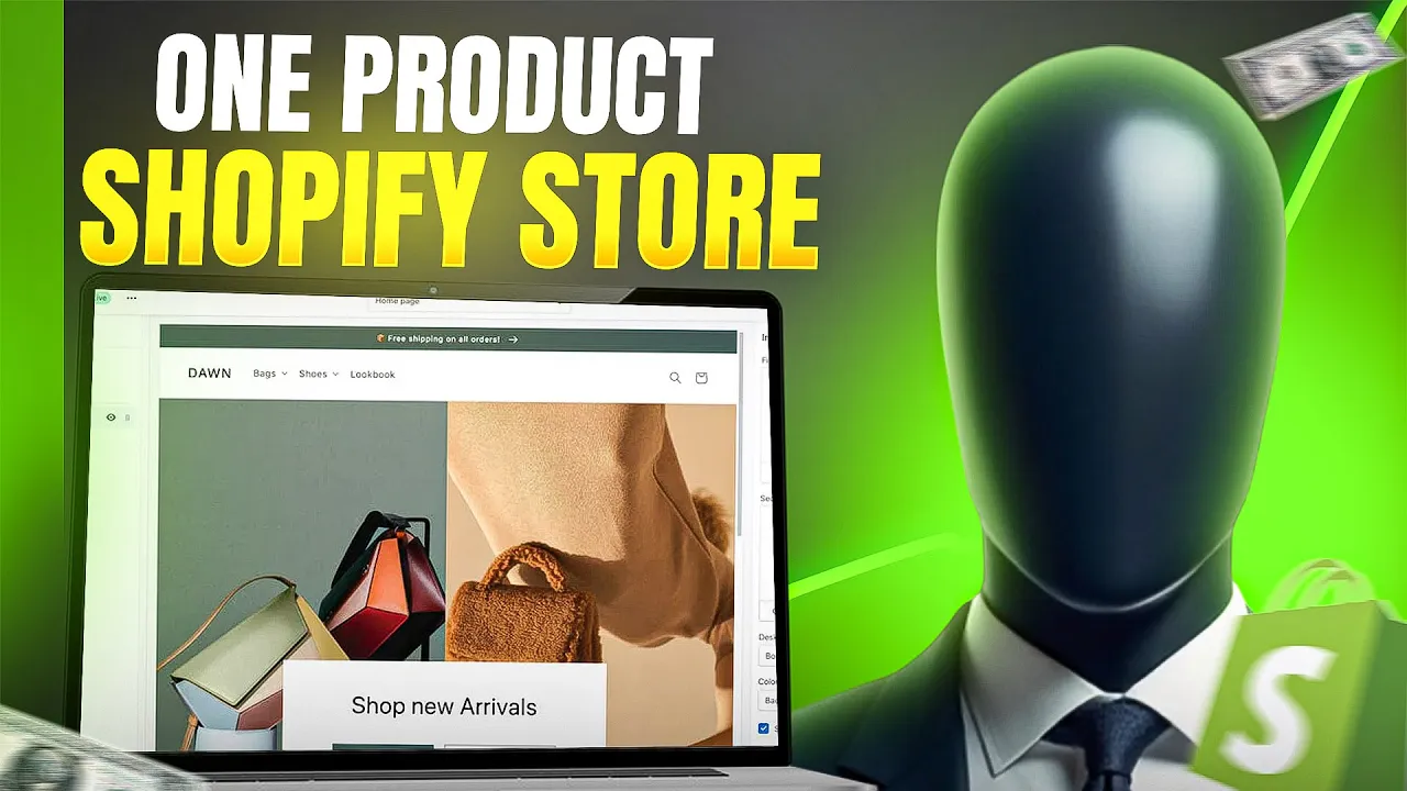 Shopify Free Trial AI Ecommerce Store Tutorial YouTube video preview