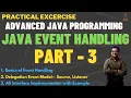 Event Handling in Java Delegation Event Model Event Classes Java Listener Interfaces PART 3