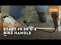 How to Start FS 56 C-E Bike Handle STIHL Tutorial