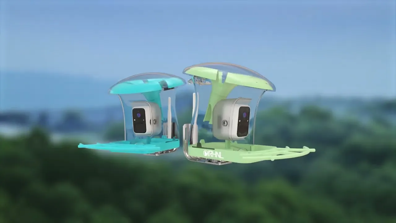 OIRHNL Smart Bird Feeder — AI Camera & Solar Powered