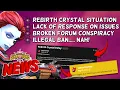 Rebirth Crystal Lack Of Responses To Issues Broken Forum Illegal Ban With a Twist MCN