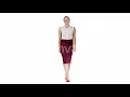 Beautiful sexy brunette woman business office style fashion Stock Footage - hive