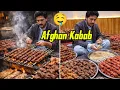 Afghan Kebab From Start to Finish - Delicious Afghan Kebabs in Mazar-e-Sharif Naeem Kebab