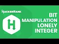 HackerRank Cozumleri - Bit Manipulation Lonely Integer