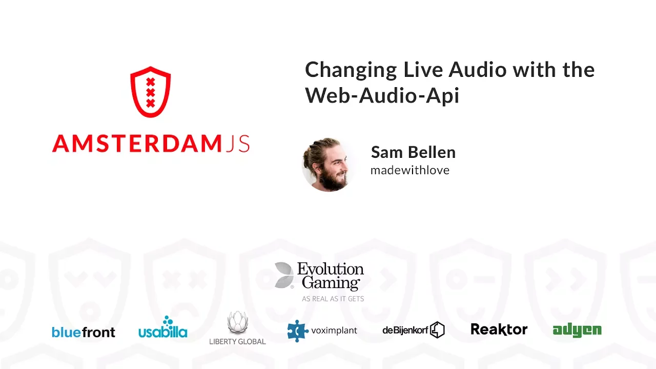 Changing Live Audio with the Web-Audio-Api - Sam Bellen