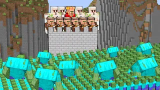 CAN THE ZOMBIE ARMY GO THROUGH THE MOUNTAIN PASS AND DESTROY THE VILLAGER CASTLE?
