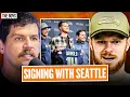 Sam Darnold Breaks Down His 100M Seahawks Contract His Worst Super Bowl Throws Bussin