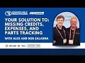 Your Solution To Missing Credits Expenses and Parts Tracking RR 1048