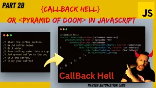 - Make Coffee with Callback Hell Example Why to avoid this callback hell in Javascript