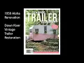 1959 Aloha Renovation Vintage Trailer