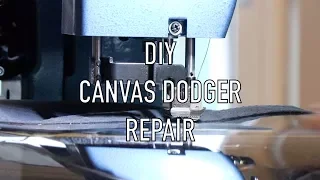 Life is Like Sailing –  DIY – Canvas Dodger Repair