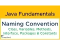 Java Naming Conventions in Java Java tutorial for beginners