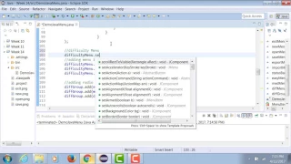 Java - Creating RadioButtonMenuItem