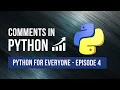 Comments in Python - Python For Everyone