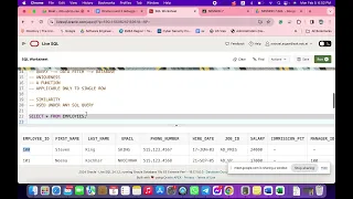 Single Row Functions Oracle Database 19C programming