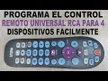 RCA CRCR414BHE Universal Remote Control Programming with TV