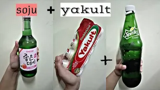 how to make soju drinks mix pang mahirap version 