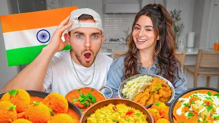 Download Trying INDIAN FOOD for the FIRST TIME! MP3