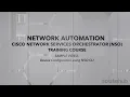 NETWORK AUTOMATION USING CISCO NSO SAMPLE