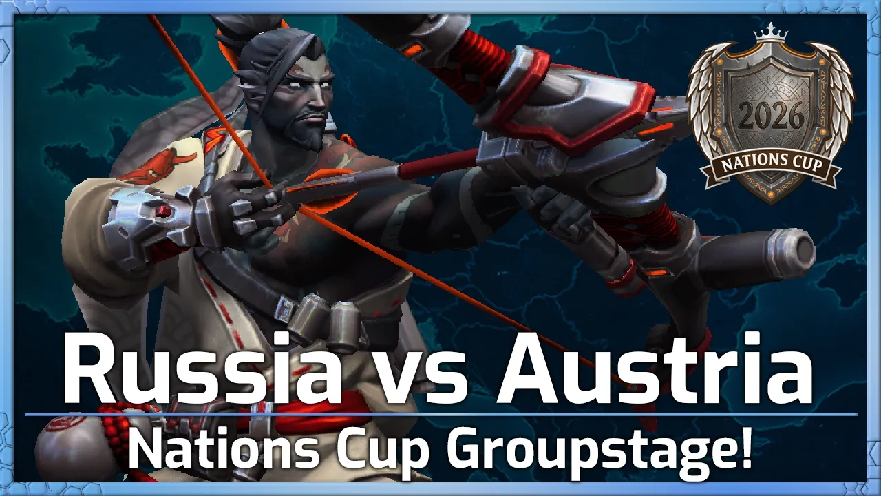 Russia vs Austria! - Nations Cup Groups - Heroes of the Storm