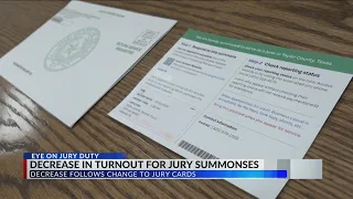 Low turnout for jury duty in Taylor County after change in summons cards