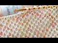 Super Easy Tunisian Crochet Baby Blanket For Beginners online Tutorial