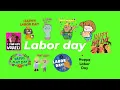 Animated Labor Day GIF Green Screen Pack Free Download