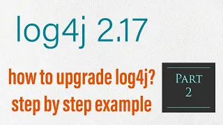 How to find Log4j version step by step log4j update Example log4j vulnerability fix
