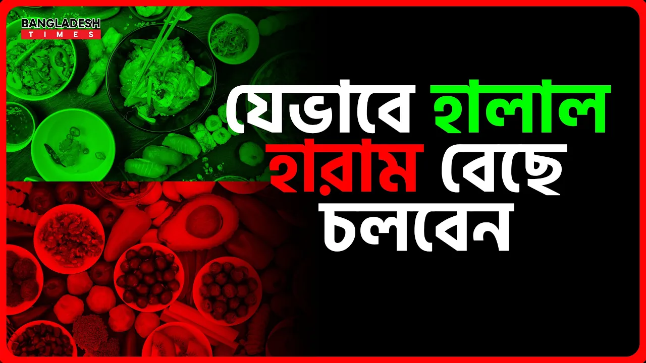যেভাবে হালাল-হারাম বেছে চলবেন