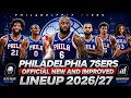 Philadelphia 76ers NEW Complete Lineup Starting 5 Player Ratings LeBron Era Begins