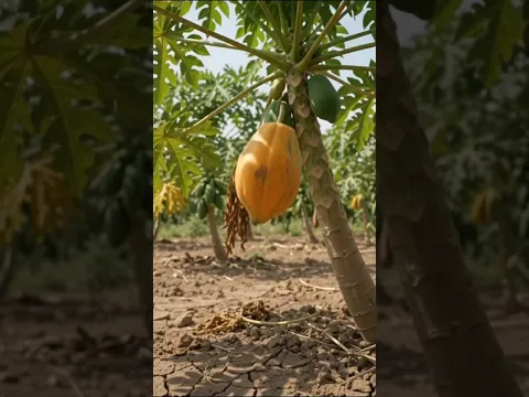 🥭🌱 A Tiny Papaya Seed Grew Into a Massive Papaya Jungle! 😱🌴 | Amazing AI Story