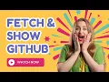 Display GitHub Repository Contributors in React js Fetch API Tutorial Beginners Tutorial
