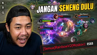 KEBELET MENANG LANGSUNG NGETIK "EAAAA" - JANGAN SENENG DULU !! - Mobile Legends