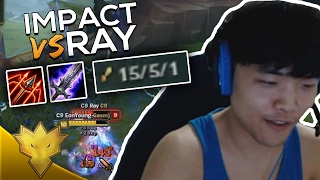 C9 Impact Meets C9 Ray in Solo Queue - League of Legends Funny Moments & Highlights