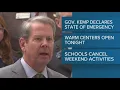 Kemp declares State of Emergency ahead of winter weather