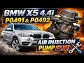 BMW X5 4 4I P0491 P0492 Air Injection Pump Quick Fix