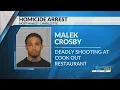 Suspect charged in fatal shooting at north Charlotte Cook Out