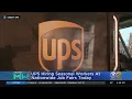 UPS Hiring Seasonal Workers At Job Fairs