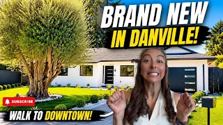 BRAND-NEW LUXURY HOME TOUR New Construction in Danville California Walk to Downtown Danville CA