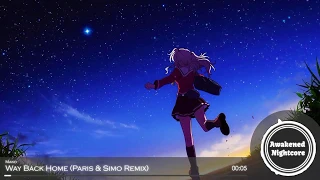 Download Nightcore - Way Back Home (Paris \u0026 Simo Remix) MP3