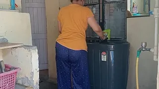 housewife cleaning vlog home kitchen and clothes women salwar pajama indian