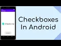 Checkboxes in Android