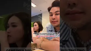 ayu ting ting and ivan gunawan are adorable and romantic after filming brownis birthday party today