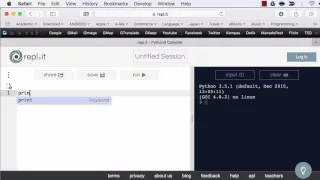 Menggunakan Interpreter Python Online