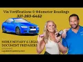 Vin Verifications Odometer Checks In Florida